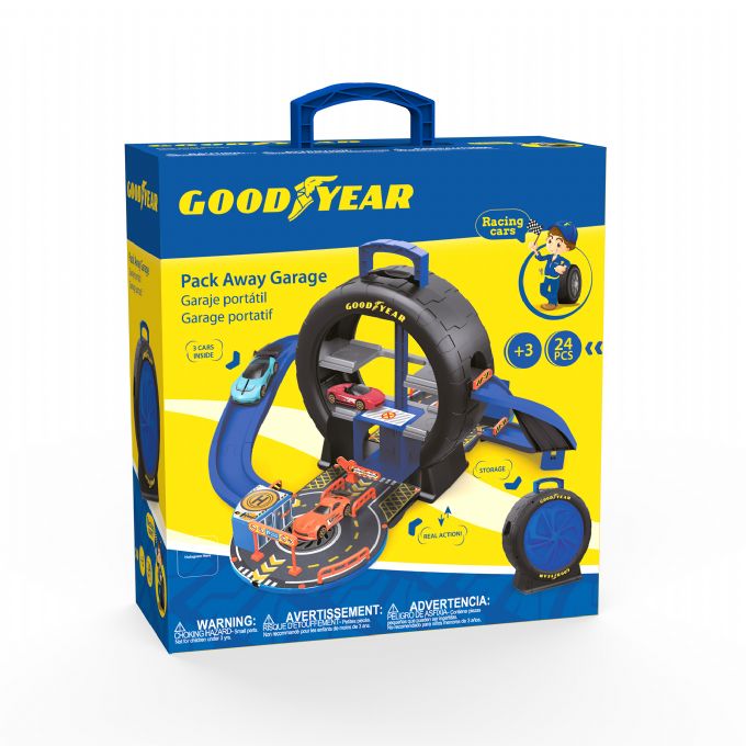Goodyearin autotalli autoilla version 2