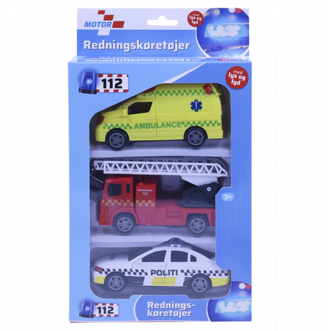 Pelastusajoneuvot 3kpl, vedettävä version 2