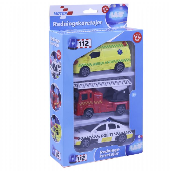 Pelastusajoneuvot 3kpl, vedettävä version 4