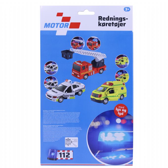 Pelastusajoneuvot 3kpl, vedettävä version 8