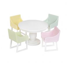 Lundby ruokailuhuone pastelli