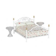 Lundby valkoinen s�nky y�p�ydill�