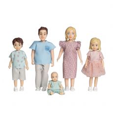 Lundby-perhe: �iti, is�, 2 lasta + vauva