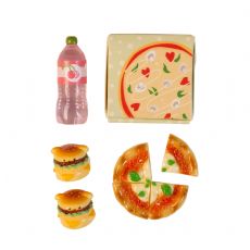 Lundby roskaruoalla hampurilaisella ja juomalla