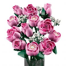 Vaaleanpunainen ruusukimppu