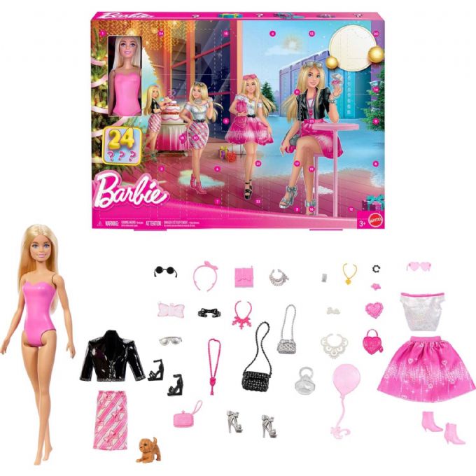 Barbie Fashionista Joulukalenteri 2025 version 1