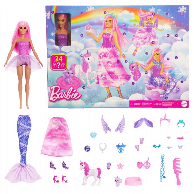 Barbie Fantasy Joulukalenteri 2025 version 1