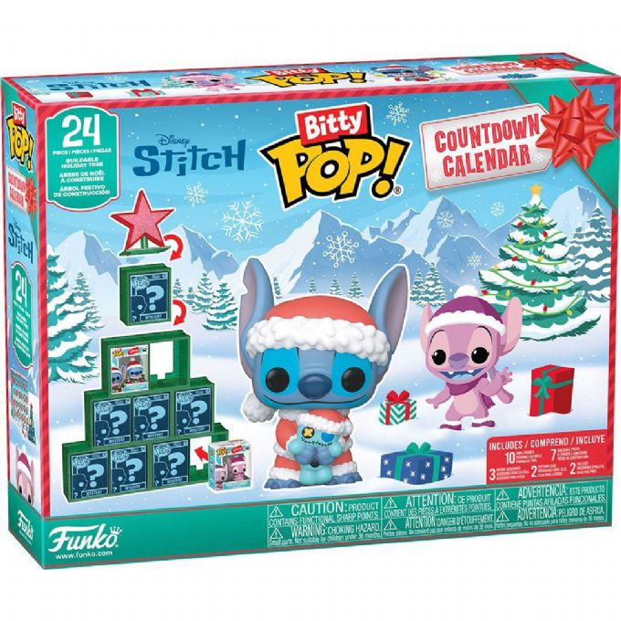 Funko Stitch -joulukalenteri version 1