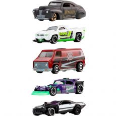 Hot Wheels Silver Batman 1:64 5-pack